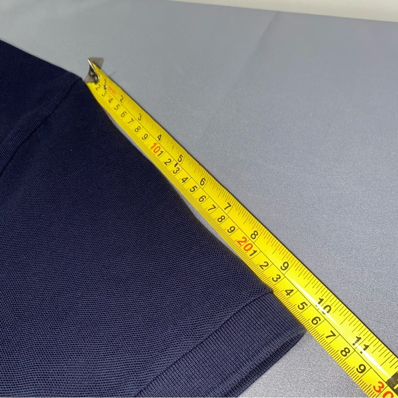 Brooks Brothers 1818 Polo Short Sleeve Button Shirt Men’s L Blue Solid - Picture 7 of 8